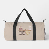 Owls auf einer Zweigniederlassung niemand ist perf Duffle Bag (Vorderseite)