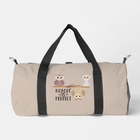 Owls auf einer Zweigniederlassung niemand ist perf Duffle Bag (Vorderseite)