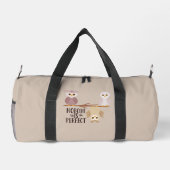 Owls auf einer Zweigniederlassung niemand ist perf Duffle Bag (Rückseite)