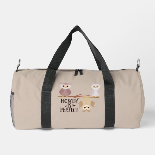 Owls auf einer Zweigniederlassung niemand ist perf Duffle Bag (Rückseite)