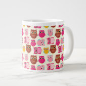 Owls auf welche Weise Jumbo-Tasse (Vorderseite Rechts)