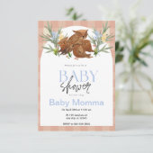 Owls Baby Shower Einladung (Stehend Vorderseite)