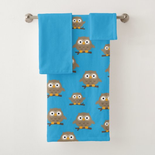 Owls Bath Handtuch Set (Insitu)
