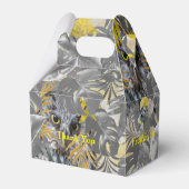 Owls - Blätter der Pflanze in Grau/Gelb 2021 Geschenkschachtel (Vorderseite)