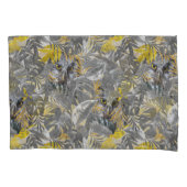 Owls - Blätter der Pflanze in Grau/Gelb 2021 Kissenbezug (Vorderseite)