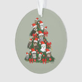 Owls Christmas Tree Ornament (Vorderseite)
