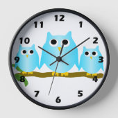 Owls Design Uhr (Vorderseite)
