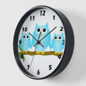 Owls Design Uhr (Winkel)