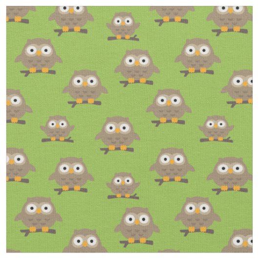 Owls Fabric Stoff (Nahaufnahme)