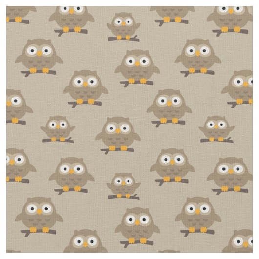 Owls Fabric Stoff (Nahaufnahme)