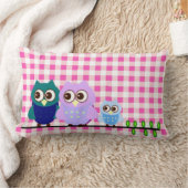 Owls Family American Mojo Pillow Lendenkissen (Decke)