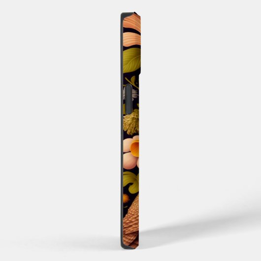 Owls & Flowers | Modern Haeckel Case-Mate iPhone Hülle (Rückseite / Rechts)