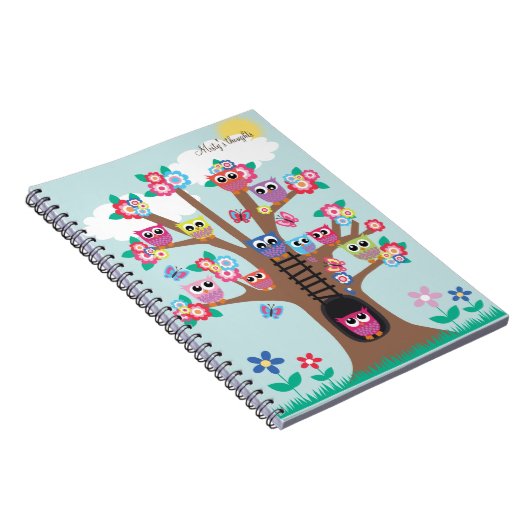 Owls Galore Notebook Notizblock (Rechte Seite)