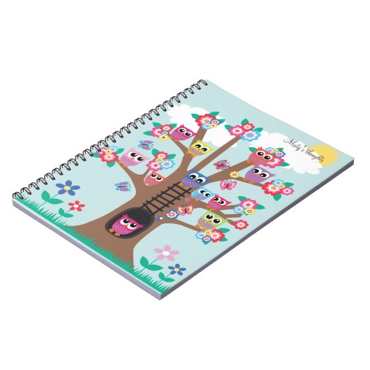 Owls Galore Notebook Notizblock (Linke Seite)