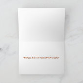 Owls Gay Wedding Card für lesbische Brides Karte (Innenseite)