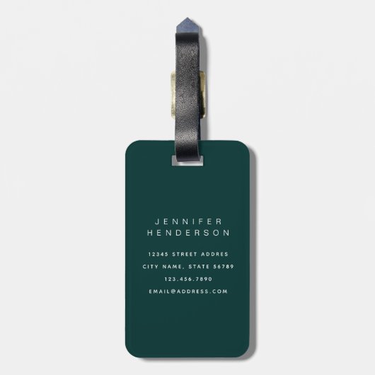 Owls Gepäckmarken Gepäckanhänger (Rückseite vertikal)