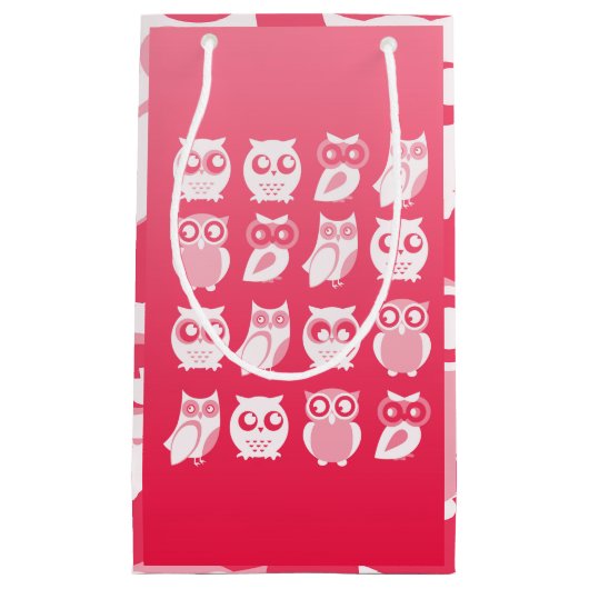 Owls Gift Bag Kleine Geschenktüte (Vorderseite)