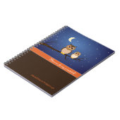 Owls Grandchild Erinnerungen Notebook Notizblock (Linke Seite)