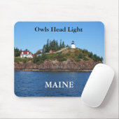 Owls Head Light, Maine Mousepad (Mit Mouse)