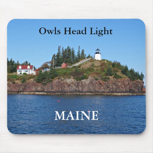 Owls Head Light, Maine Mousepad (Vorne)