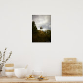 Owl's Head Lighthouse an einem wolkigen Tag Poster (Küche)