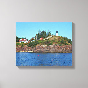 Owls Head Lighthouse, Maine Canvas Print Leinwanddruck