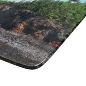 Owls Head Lighthouse, Maine Cutting Board Schneidebrett (Ecke)
