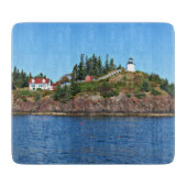 Owls Head Lighthouse, Maine Cutting Board Schneidebrett (Vorderseite)