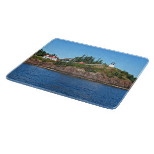 Owls Head Lighthouse, Maine Cutting Board Schneidebrett