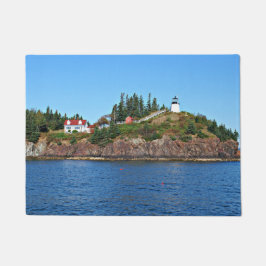 Owls Head Lighthouse, Maine Door Mat Fußmatte