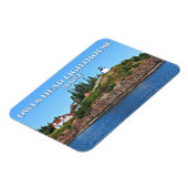 Owls Head Lighthouse, Maine Foto Magnet (Linke Seite)