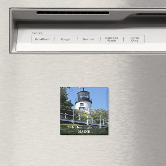Owls Head Lighthouse, Maine Magnet (In Situ (Geschirrspüler))