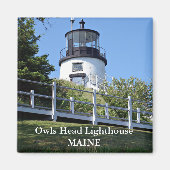 Owls Head Lighthouse, Maine Magnet (Vorne)