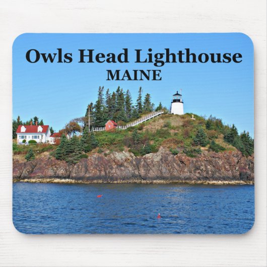 Owls Head Lighthouse, Maine Mousepad (Vorne)