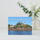 Owls Head Lighthouse, Maine Postcard Postkarte (Stehend Vorderseite)