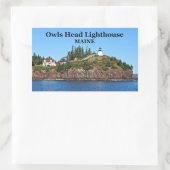 Owls Head Lighthouse, Maine Stickers (Tasche)