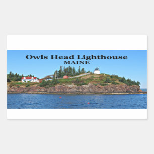 Owls Head Lighthouse, Maine Stickers