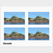 Owls Head Lighthouse, Maine Stickers (Blatt)