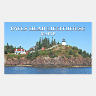 Owls Head Lighthouse, Maine Stickers
