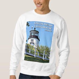 Owls Head Lighthouse, Maine Sweatshirt