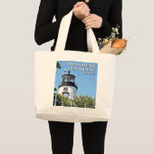 Owls Head Lighthouse, Maine Tote Bag Jumbo Stoffbeutel (Vorderseite (Produkt))