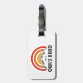 Owl's Head New Hampshire Gepäckanhänger (Rückseite vertikal)