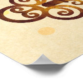 Owl's Herbst Song Poster Art drucken (Ecke)