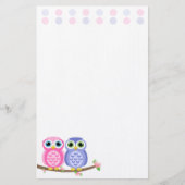 Owls (Heute bester Preis) Briefpapier (Vorderseite)