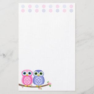 Owls (Heute bester Preis) Briefpapier