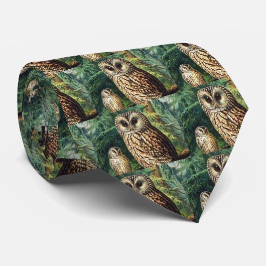 Owls Krawatte (Gerollt)