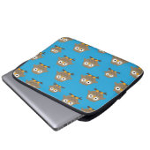 Owls Laptop Sleeve (Vorne Knopf)