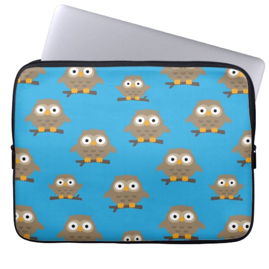 Owls Laptop Sleeve (Vorderseite)