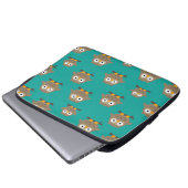 Owls Laptop Sleeve (Vorne Knopf)