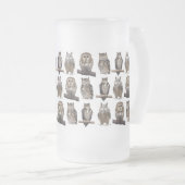 Owls Mattglas Bierglas (VorderseiteRechts)